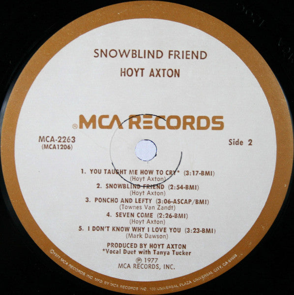 Hoyt Axton - Snowblind Friend