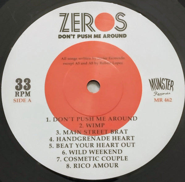 The Zeros - Don't Push Me Around (Singles & Rare Tracks '77-'80)