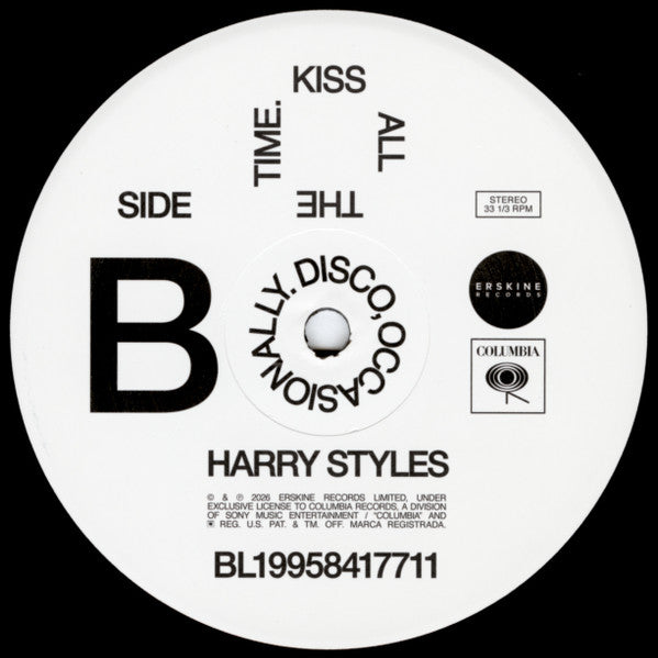 Harry Styles - Kiss All The Time. Disco, Occasionally.