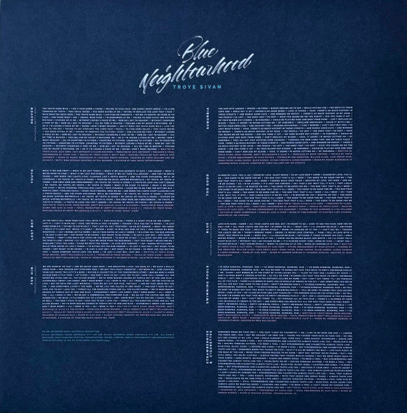 Troye Sivan - Blue Neighbourhood