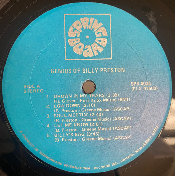 The Genius Of Billy Preston