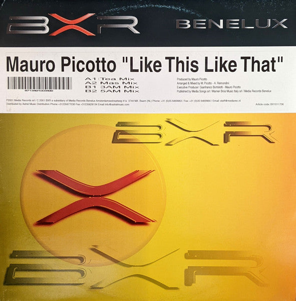 Mauro Picotto - Like This Like That