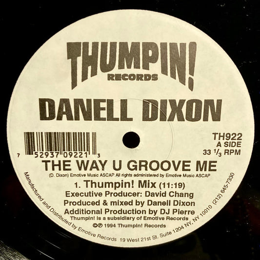 Danell Dixon - The Way U Groove Me