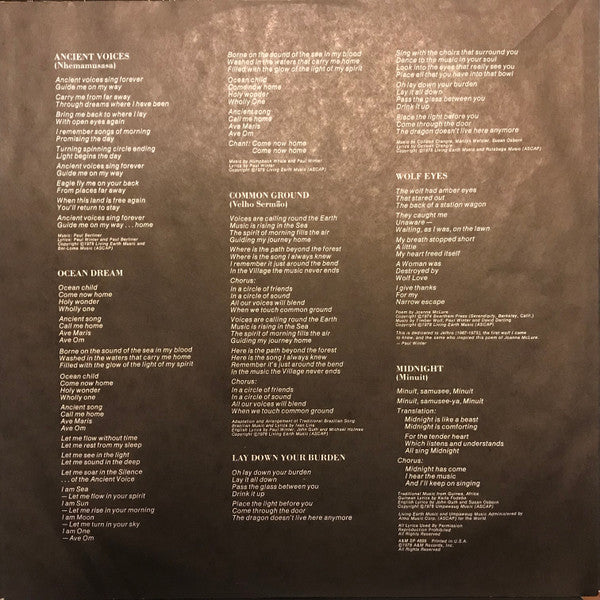 Paul Winter (2) - Common Ground