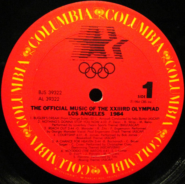 Various - The Official Music Of The XXIIIrd Olympiad Los Angeles 1984