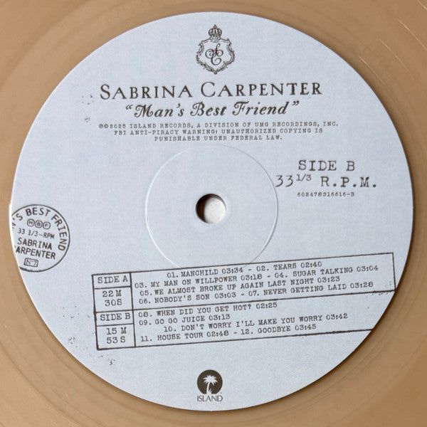 Sabrina Carpenter - Man's Best Friend