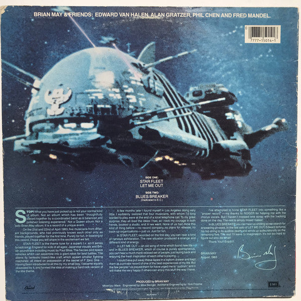Brian May + Friends - Star Fleet Project