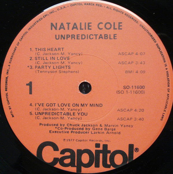 Natalie Cole - Unpredictable