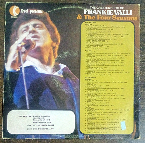 The Four Seasons - The Greatest Hits Of Frankie Valli & The Four Seasons
