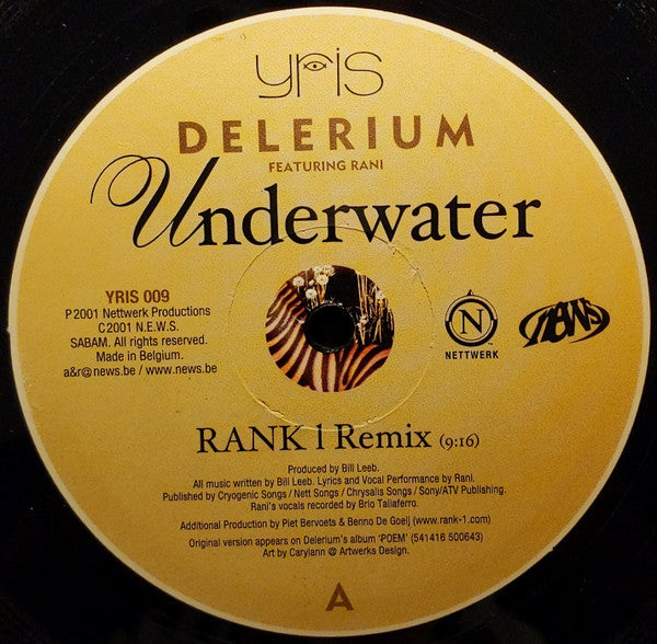 Delerium - Underwater (Remixes By Rank 1 / MaUVe)