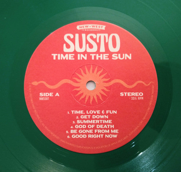 Susto - Time In The Sun [GREEN VINYL, AUTOGRAPHED]