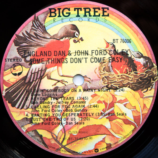 England Dan & John Ford Coley - Some Things Don't Come Easy