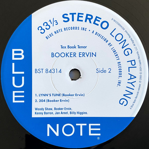 Booker Ervin - Tex Book Tenor [180g, BLUE NOTE TONE POET SERIES]