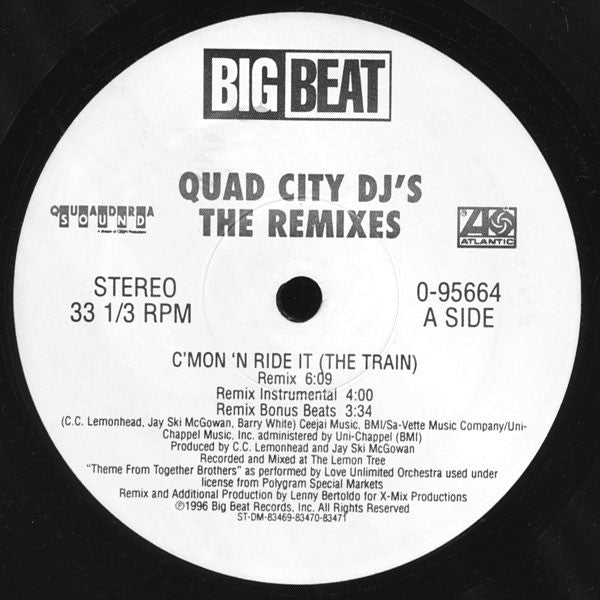 Quad City DJ'S - The Remixes "C'Mon 'N Ride It (The Train)"