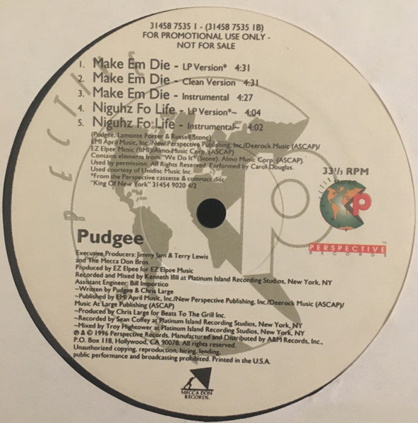 Pudgee Tha Phat Bastard - Money Don't Make Your World Stop