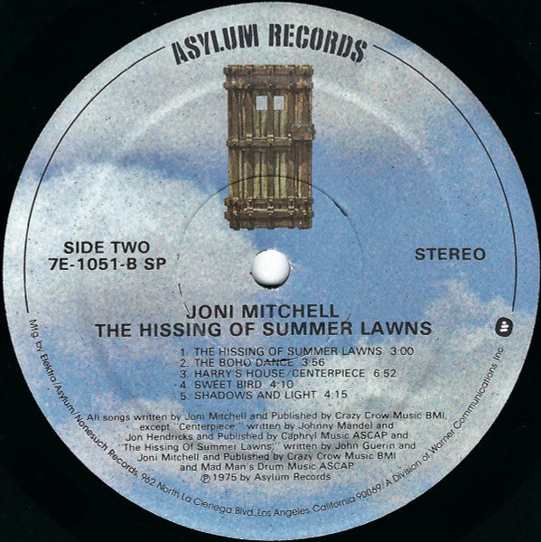 Joni Mitchell - The Hissing Of Summer Lawns