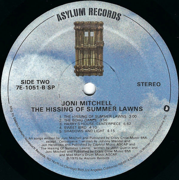 Joni Mitchell - The Hissing Of Summer Lawns