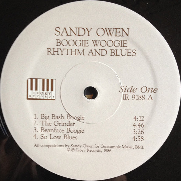 Sandy Owen - Boogie Woogie Rhythm And Blues