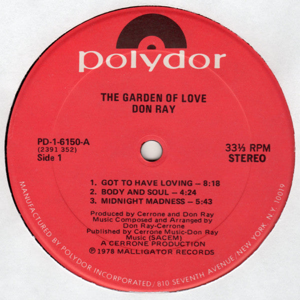 Don Ray - The Garden Of Love