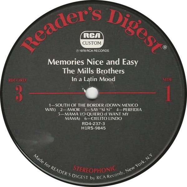 Memories Nice And Easy