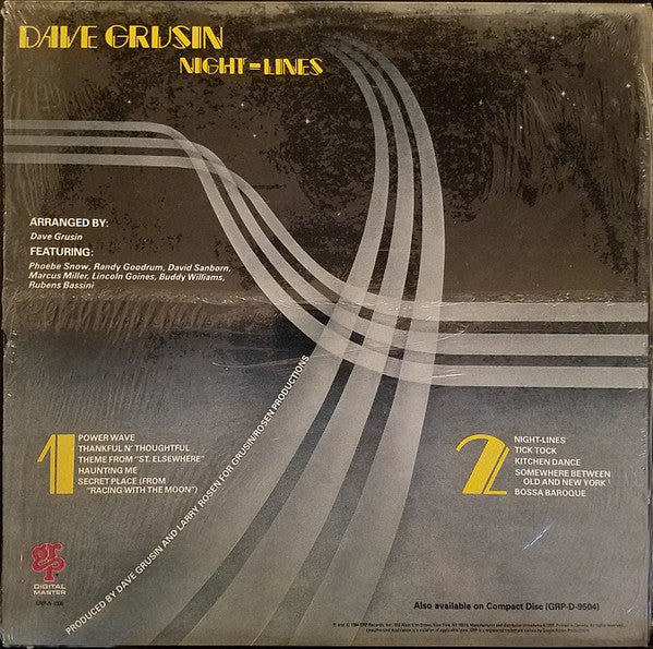 Dave Grusin - Night-Lines