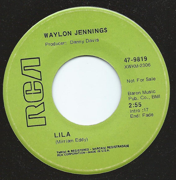 Waylon Jennings - Singer Of Sad Songs / Lila