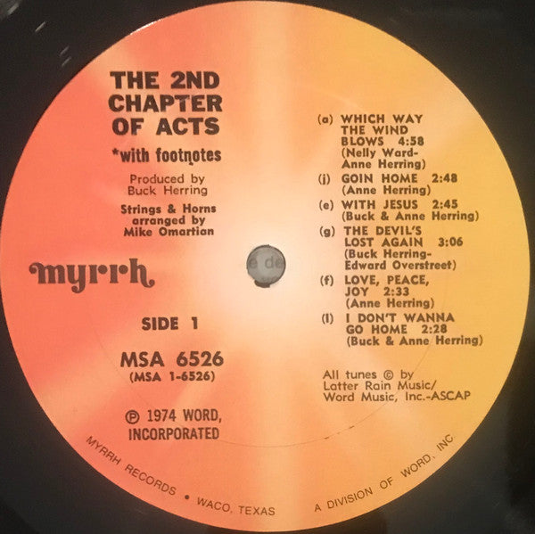 2nd Chapter Of Acts - *With Footnotes