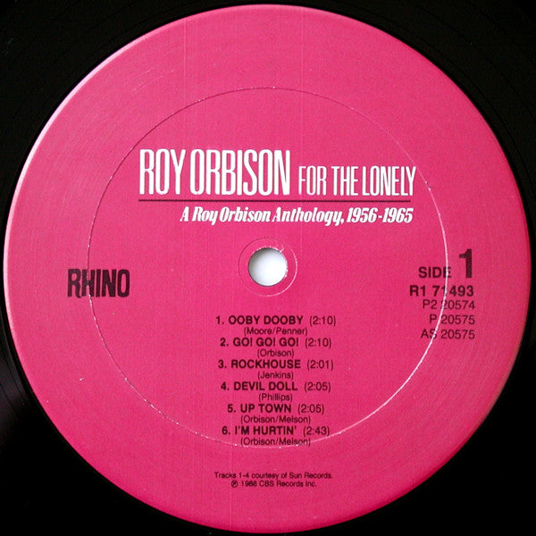 For The Lonely: A Roy Orbison Anthology, 1956-1965