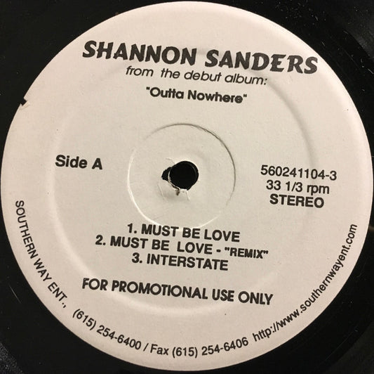Shannon Sanders - Must Be Love