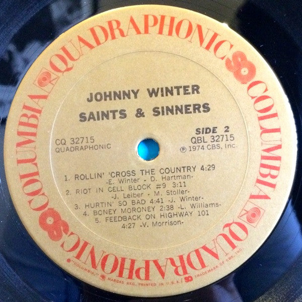 Johnny Winter - Saints & Sinners
