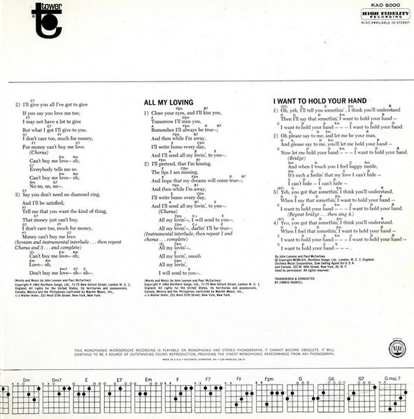 Jimmie Haskell - Sing A Song With The Beatles! (Instrumental Background Re-Creations Of Their Big Hits)
