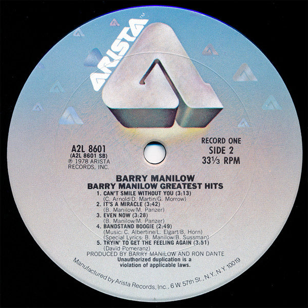 Barry Manilow - Greatest Hits