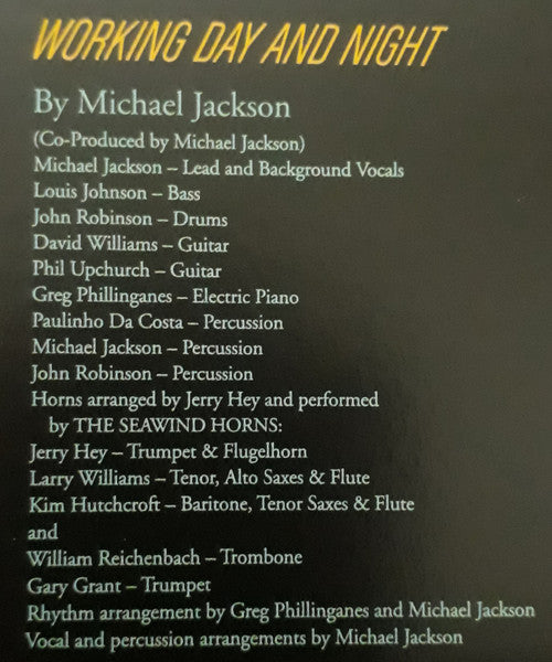 Michael Jackson - Off The Wall