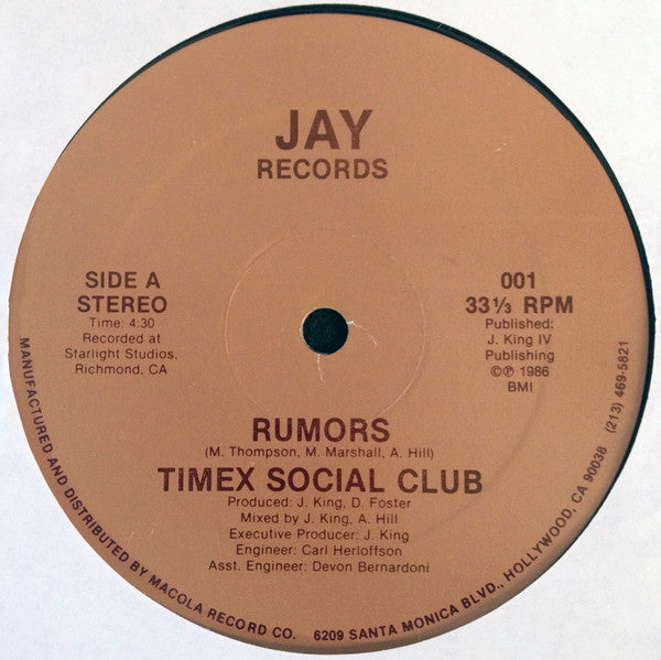 Timex Social Club - Rumors