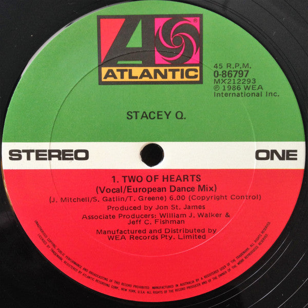 Stacey Q - Two Of Hearts