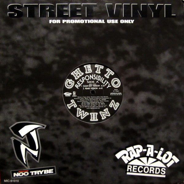 Ghetto Twiinz - Responsibility