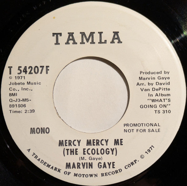 Marvin Gaye - Mercy Mercy Me (The Ecology)