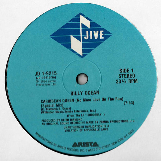 Billy Ocean - Caribbean Queen (No More Love On The Run)