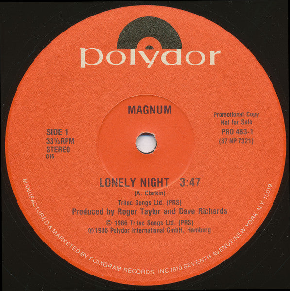 Magnum (3) - Lonely Night