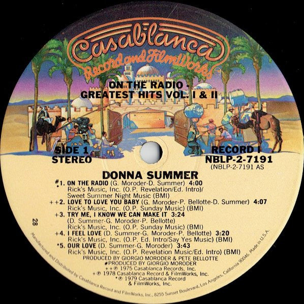 Donna Summer - On The Radio: Greatest Hits Vol. I & II