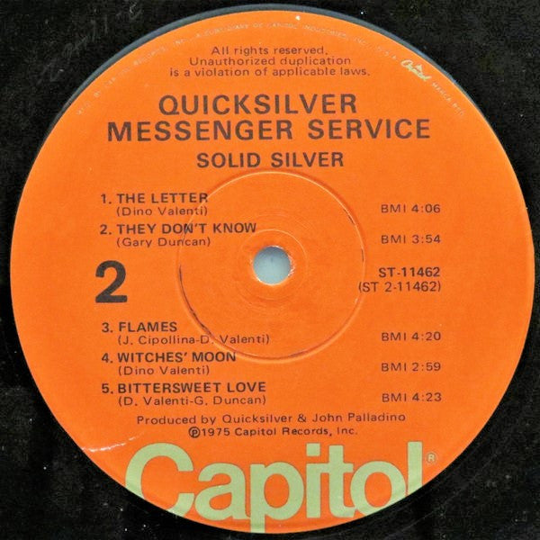 Quicksilver Messenger Service - Solid Silver