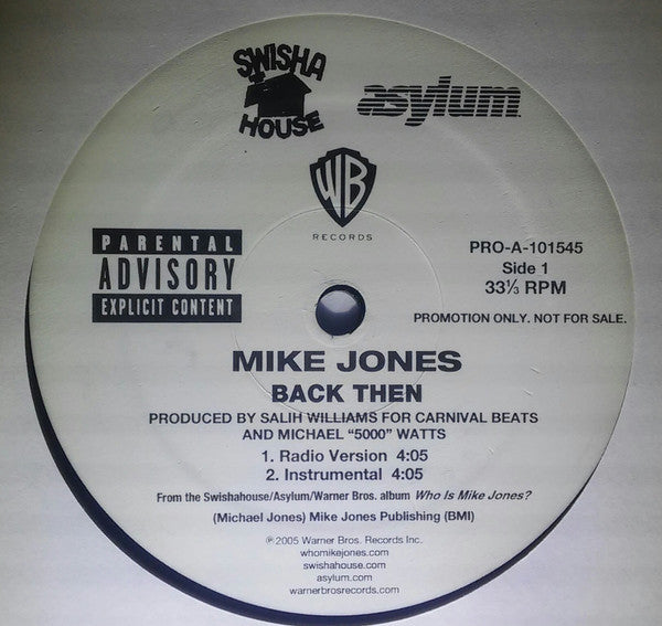 Mike Jones (2) - Back Then