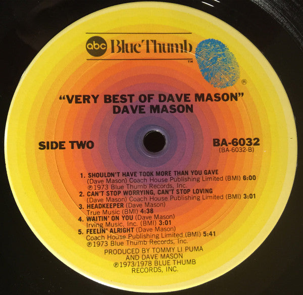 Very Best Of Dave Mason