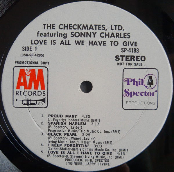 The Checkmates Ltd. - Love Is All We Have To Give