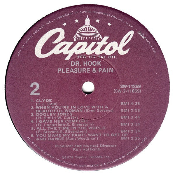 Dr. Hook - Pleasure & Pain