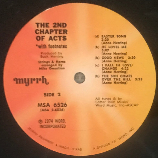 2nd Chapter Of Acts - *With Footnotes