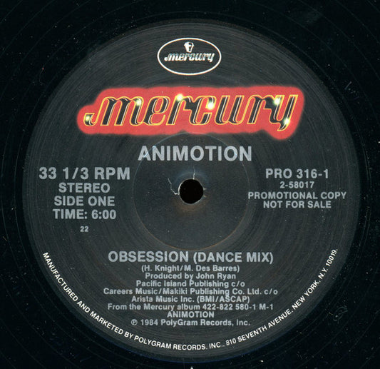 Animotion - Obsession (Dance Mix)