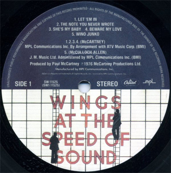 Wings (2) - Wings At The Speed Of Sound