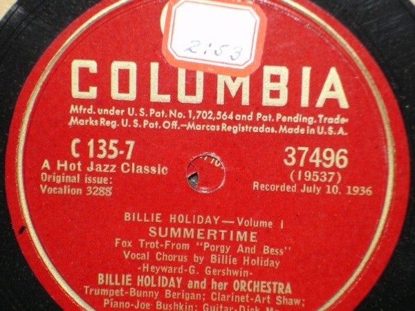 Billie Holiday Vol. 1