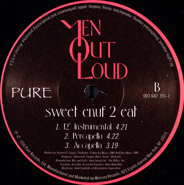 Men Out Loud - Sweet Enuf 2 Eat